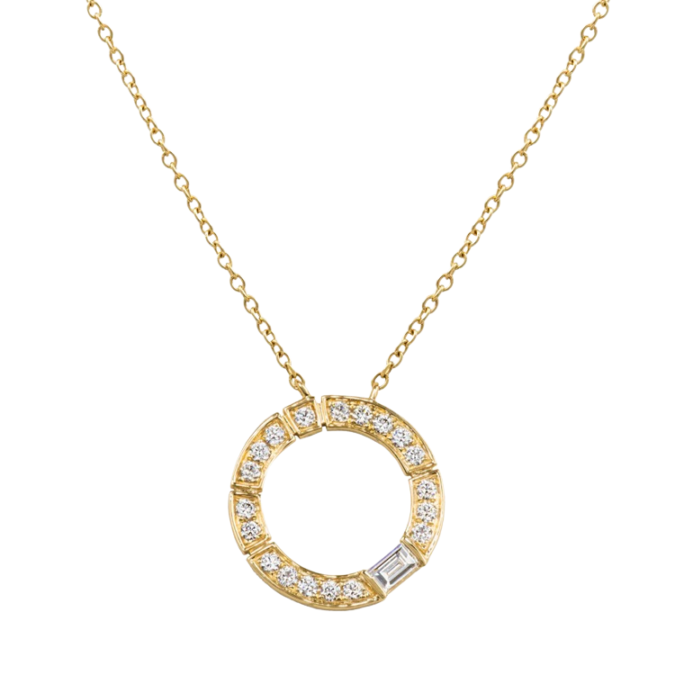 Yellow Gold Pendant Necklace