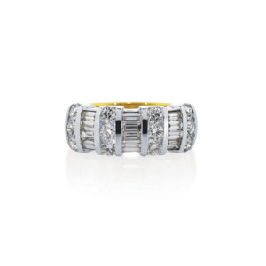 bold meta bands and wider bandwidths engagement ring style