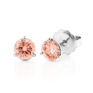 Morganite Stud Earrings