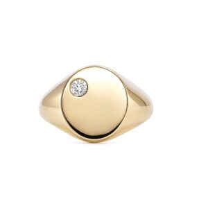 Diamond Signet Ring