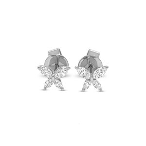 Diamond Butterfly Earrings