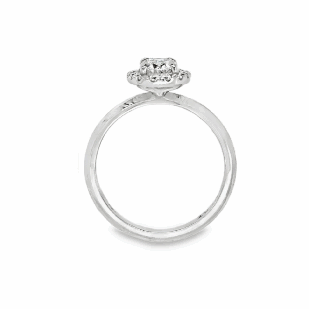 Oval Diamond Halo Ring - Image 2