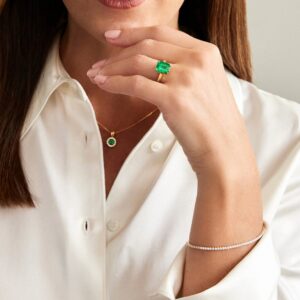 Emerald Engagement Rings