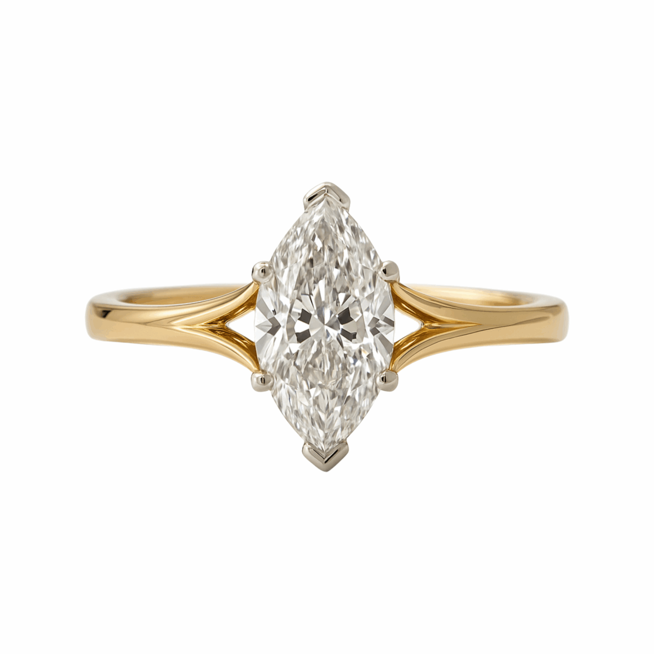 Marquise Diamond Solitaire Ring