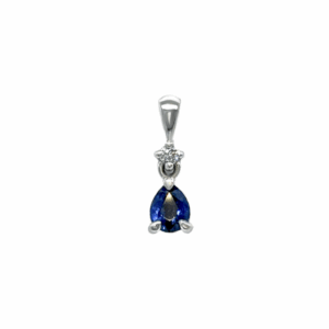 Sapphire & Diamond Pendant