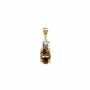 Champagne Diamond Pendant