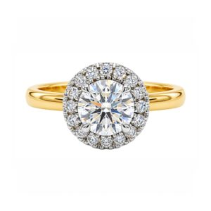 Brilliant Cut Diamond Halo Ring