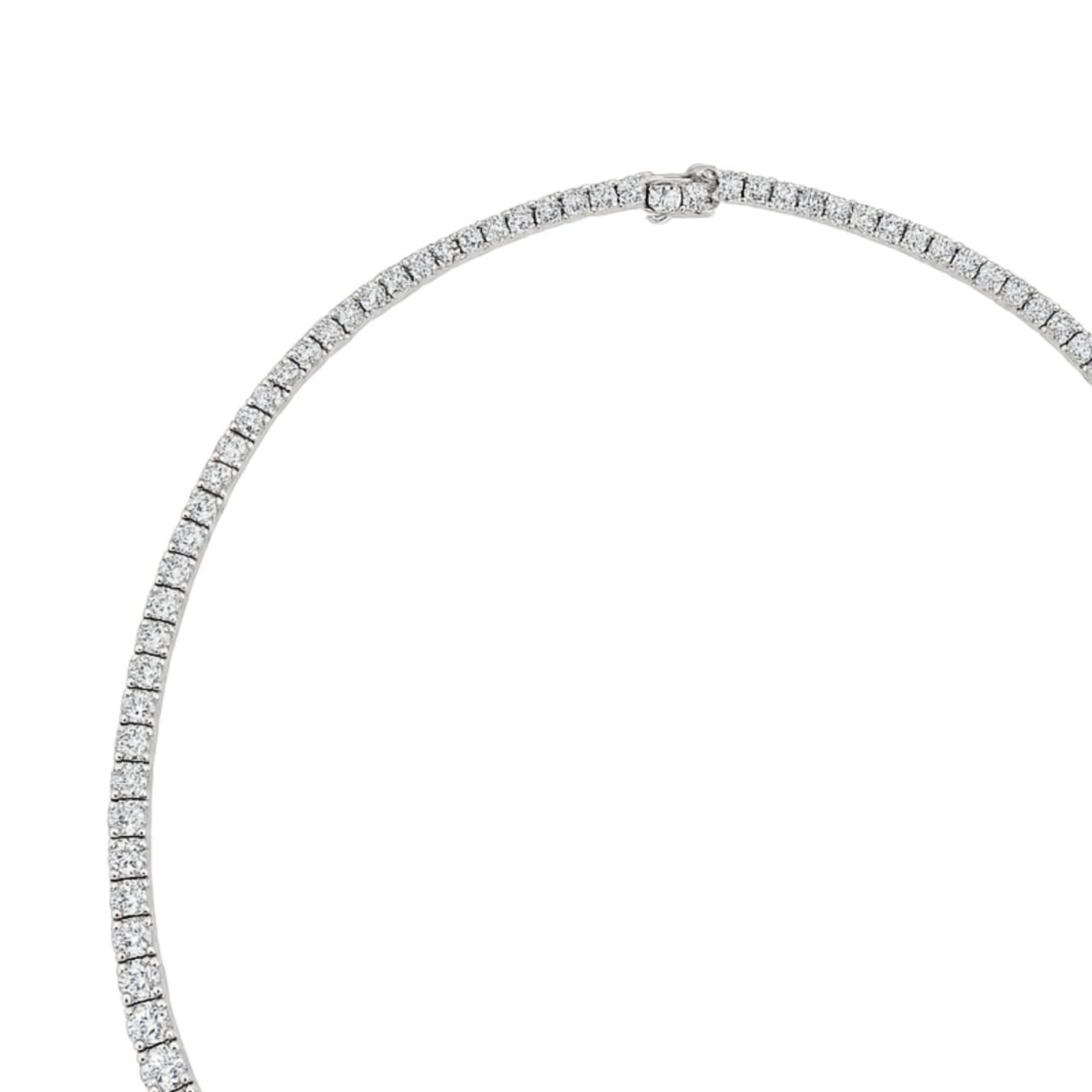 Graduating Diamond Tennis Necklace - Image 2