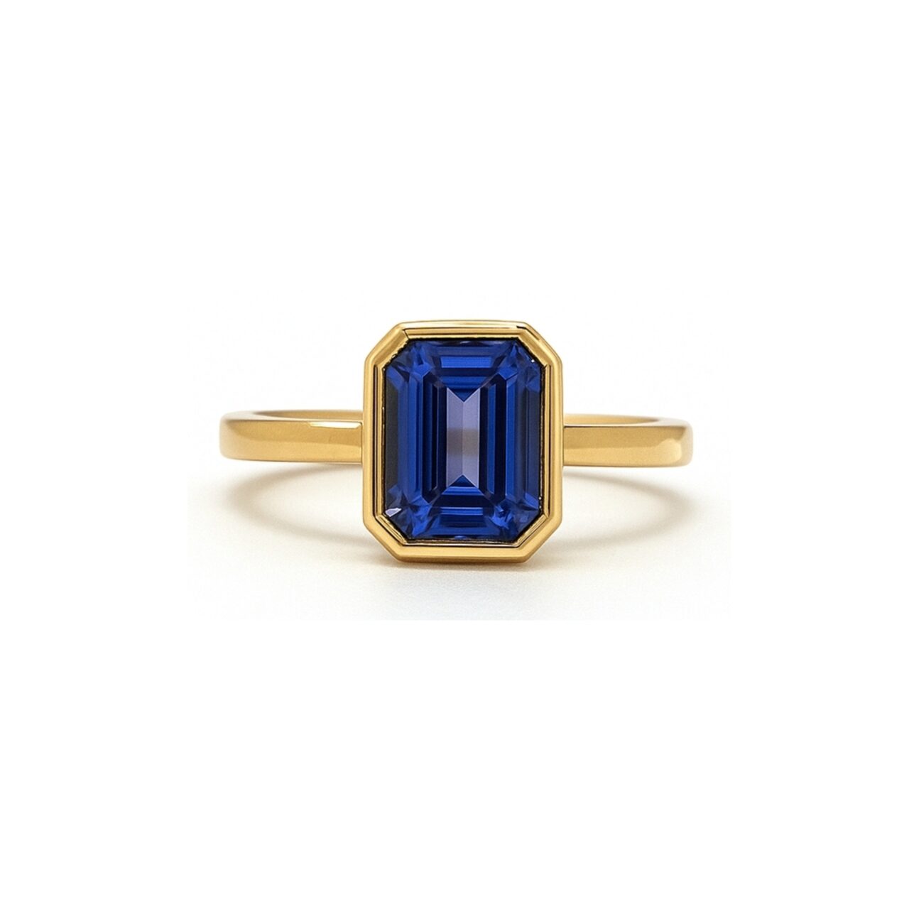 Bezel Set Tanzanite Ring