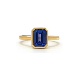Bezel Set Tanzanite Ring