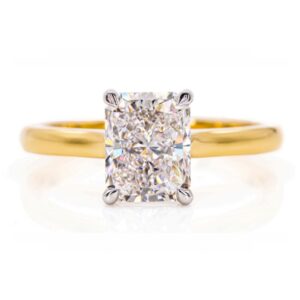 Radiant Diamond Solitaire Ring
