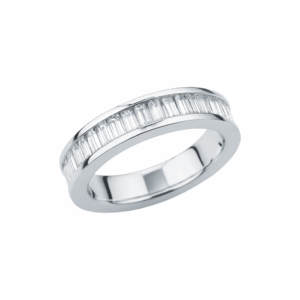 Channel Set Baguette Diamond Band