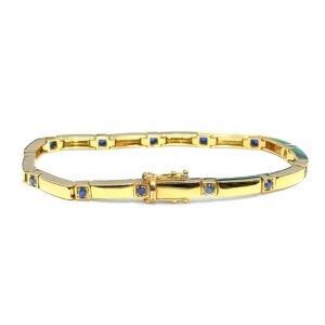 Sapphire Bar Bracelet