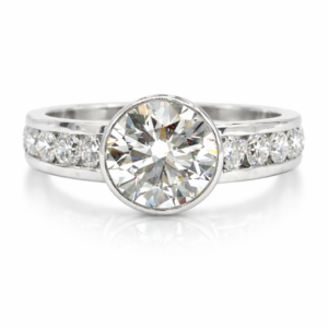 Bezel Set Diamond Ring