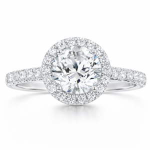 2.5ct Diamond Halo Ring