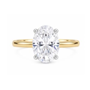 Oval Solitaire Diamond Ring