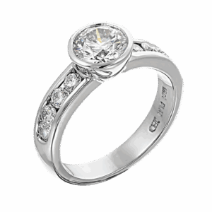 Bezel Set Engagement Rings Melbourne