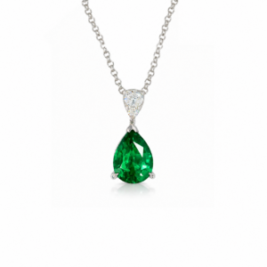 Emerald & Diamond Pendant