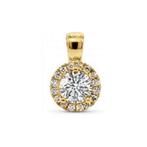 Diamond Halo Pendant