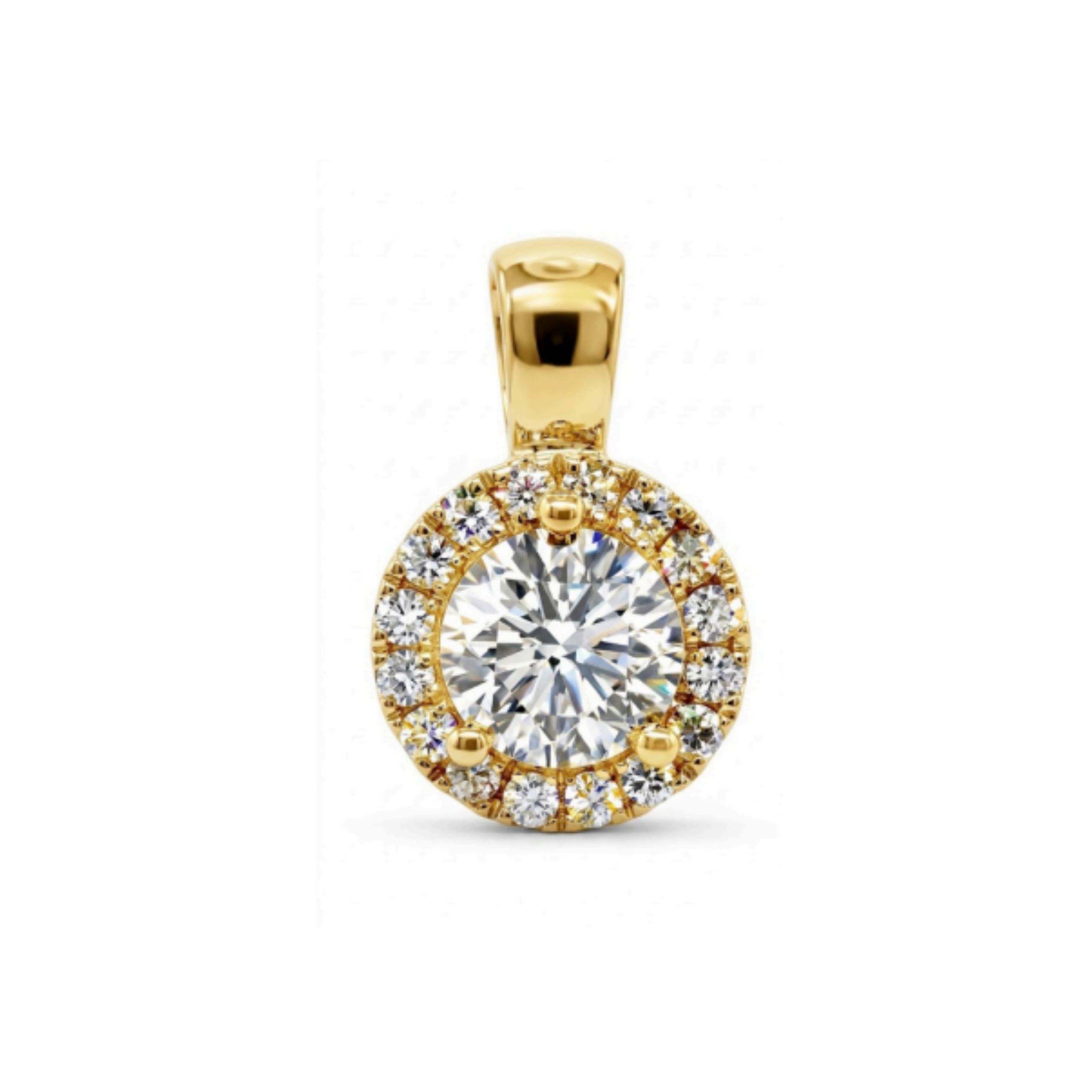 Diamond Halo Pendant