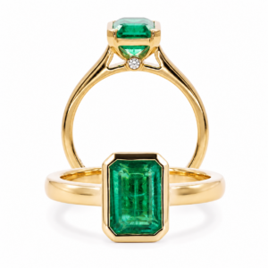 Emerald Solitaire Ring