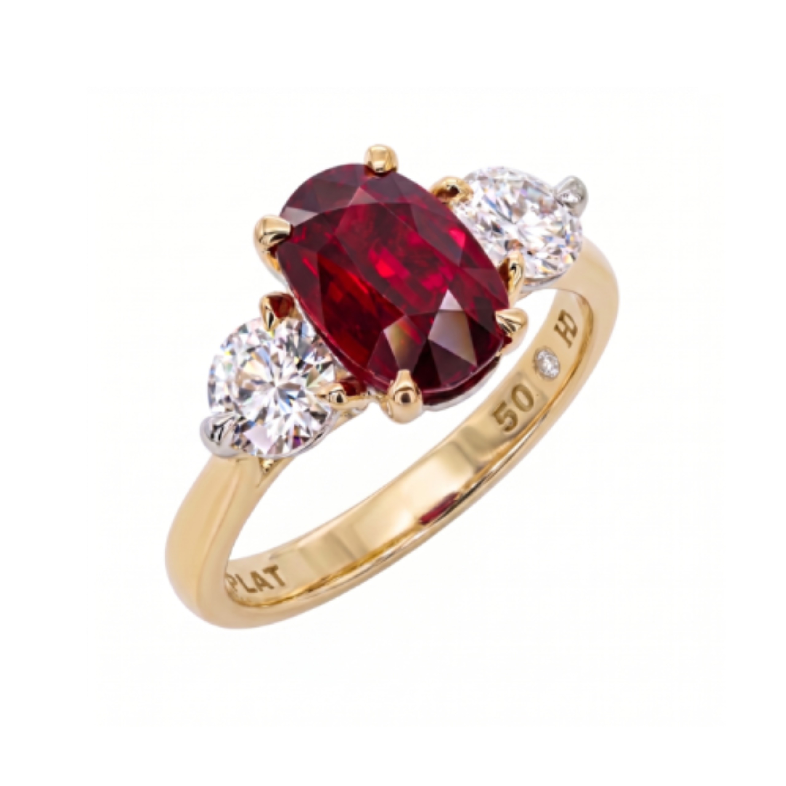 Mozambique Ruby & Diamond Ring