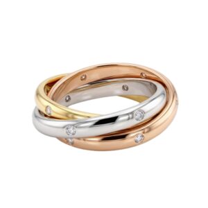 Diamond Set Russian Wedder