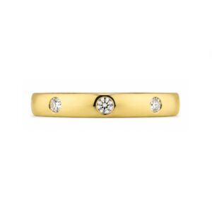 Hammer Set Diamond Band